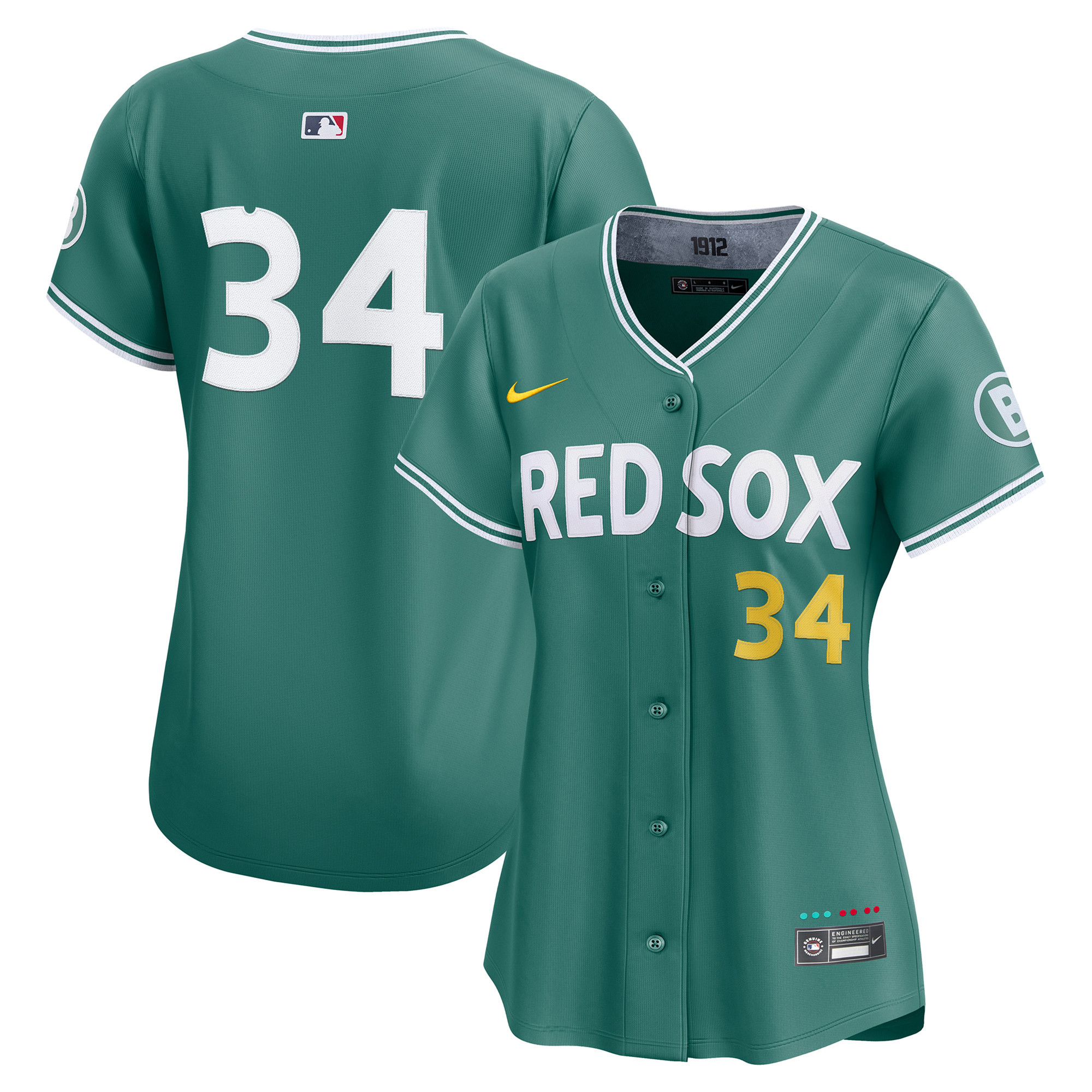 Women's Boston Red Sox 2025 City Connect Vapor Premier Limited David Ortiz Jersey V3 - All Stitched
