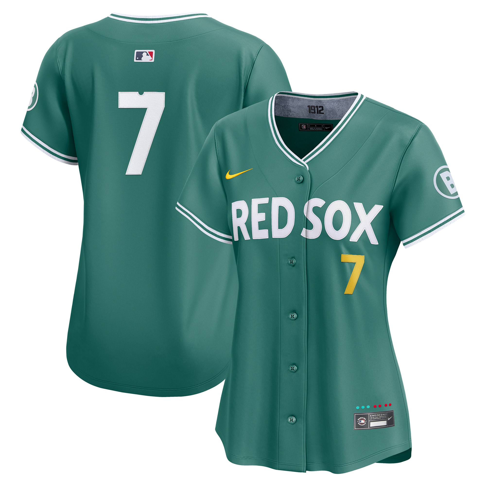 Women's Boston Red Sox 2025 City Connect Vapor Premier Limited Masataka Yoshida Jersey V3 - All Stitched