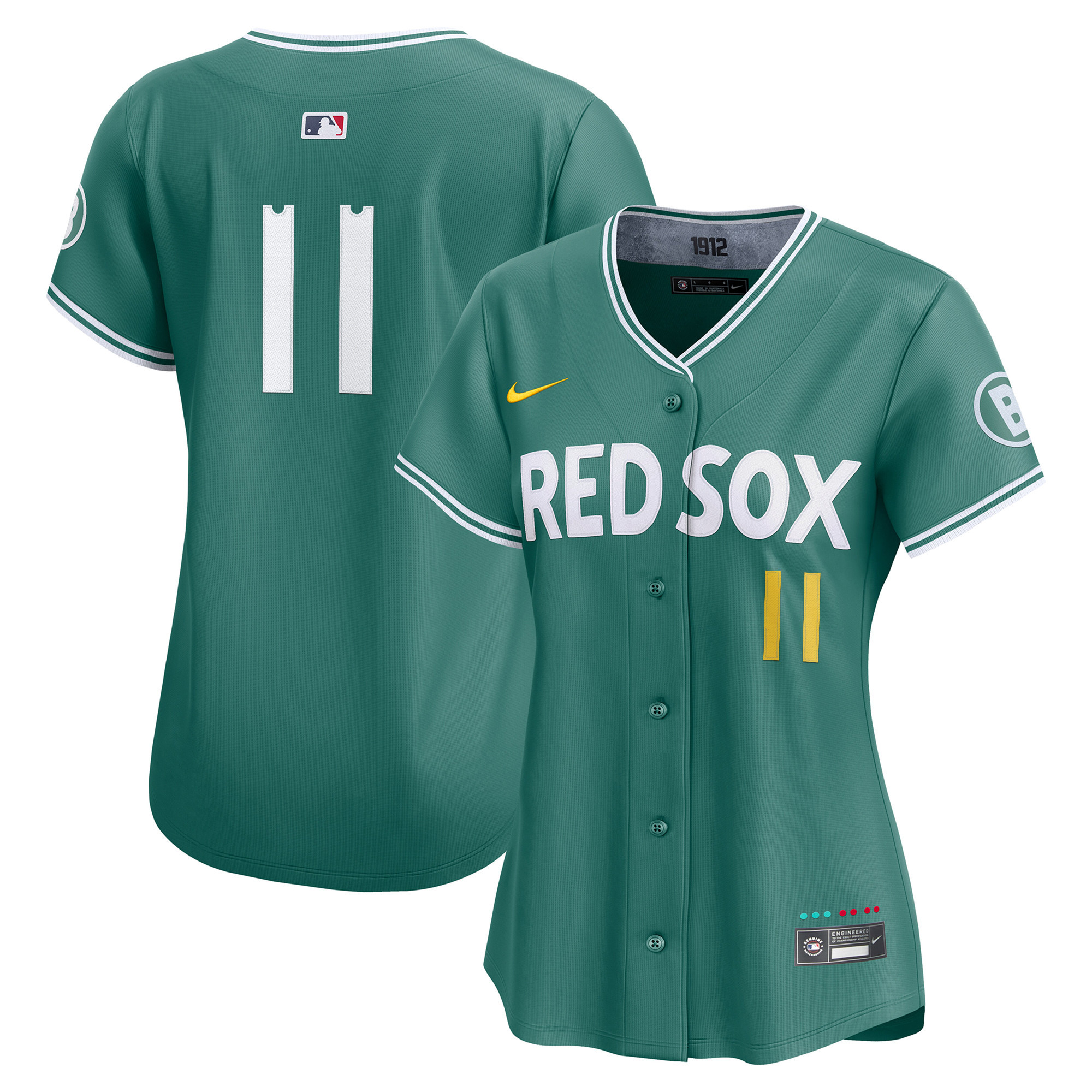 Women's Boston Red Sox 2025 City Connect Vapor Premier Limited Rafael Devers Jersey V3 - All Stitched