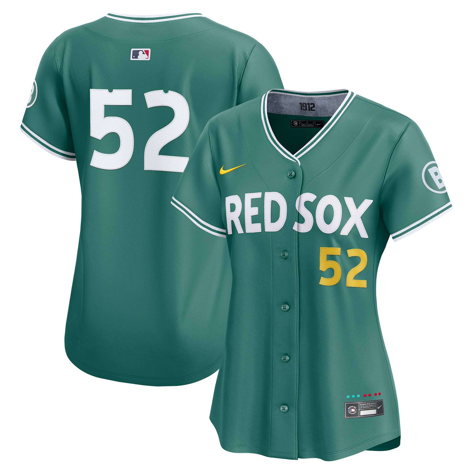 Women's Boston Red Sox 2025 City Connect Vapor Premier Limited Wilyer Abreu Jersey V3 - All Stitched