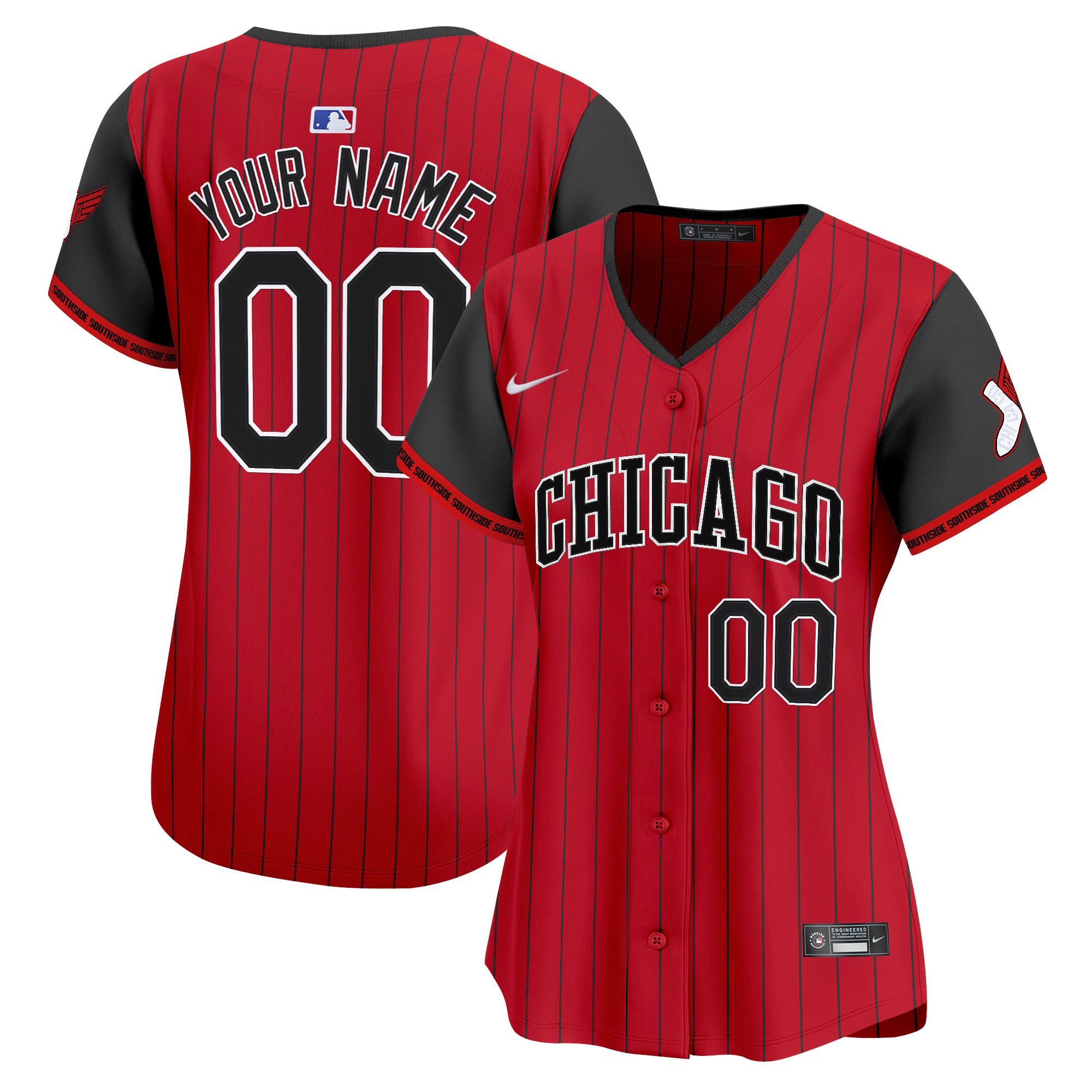 Women's Chicago White Sox 2025 City Connect Vapor Premier Limited Custom Jersey - All Stitched
