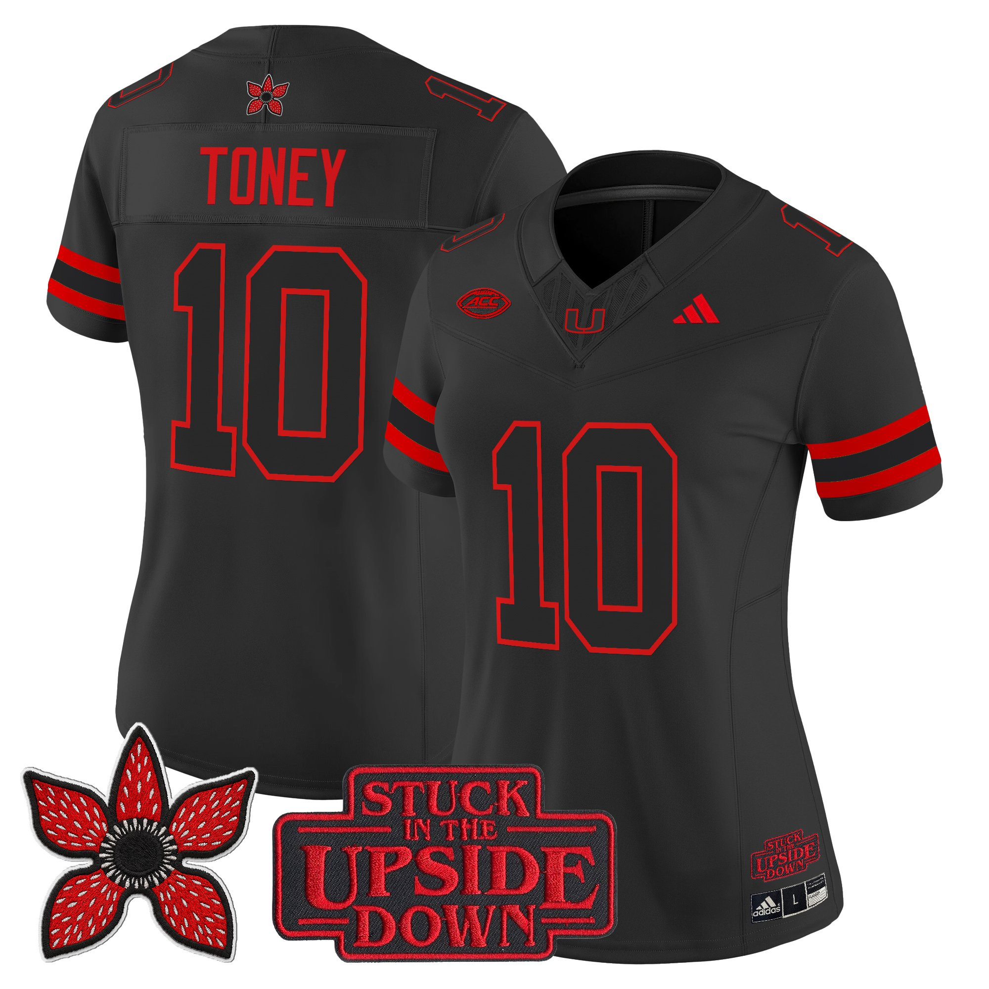 Women's Miami Hurricanes Stranger Things Edition Vapor Limited Malachi Toney Jersey - All Stitched