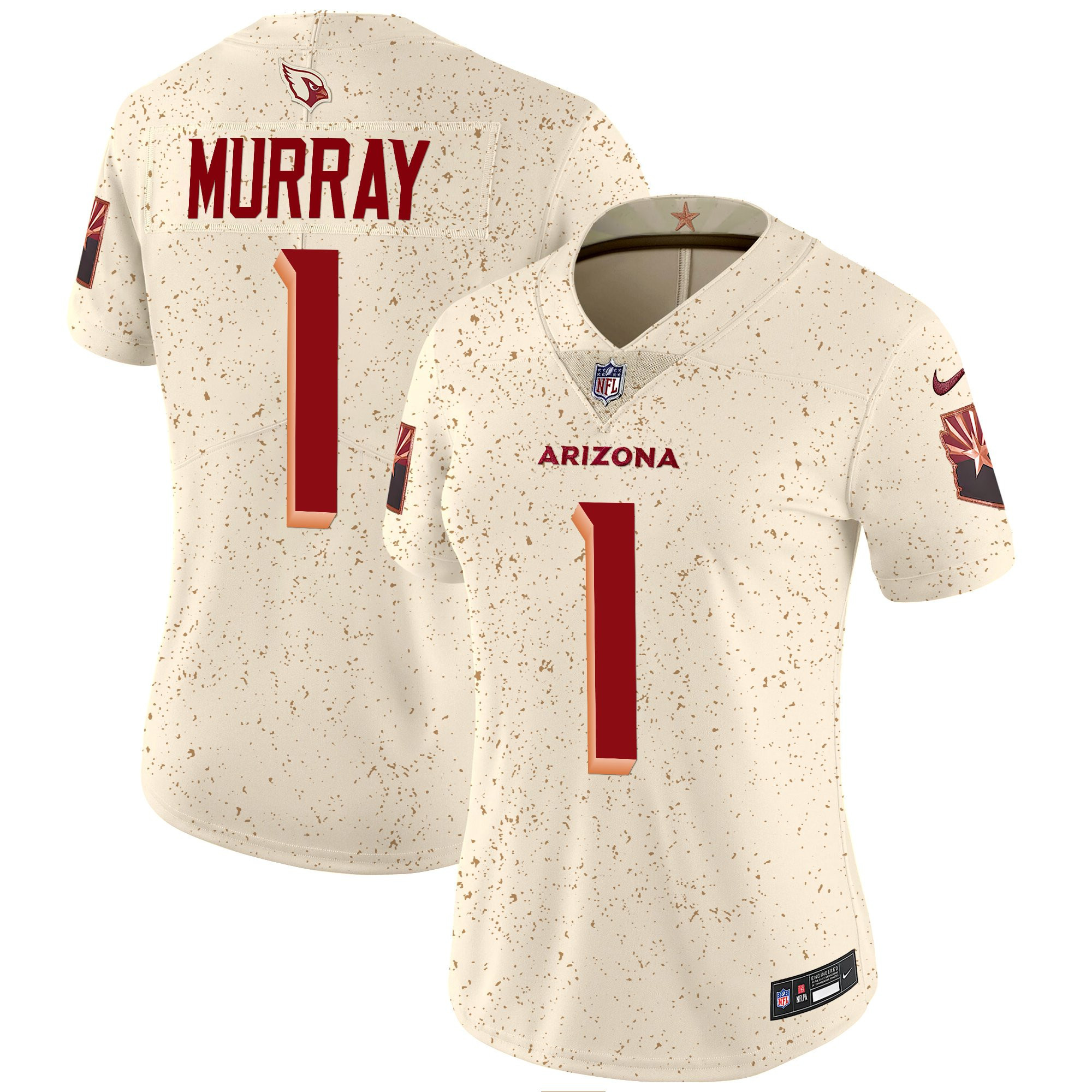 Women's Women's Arizona Cardinals 2025 Rivalries Vapor Limited Kyler Murray Jersey - All Stitched