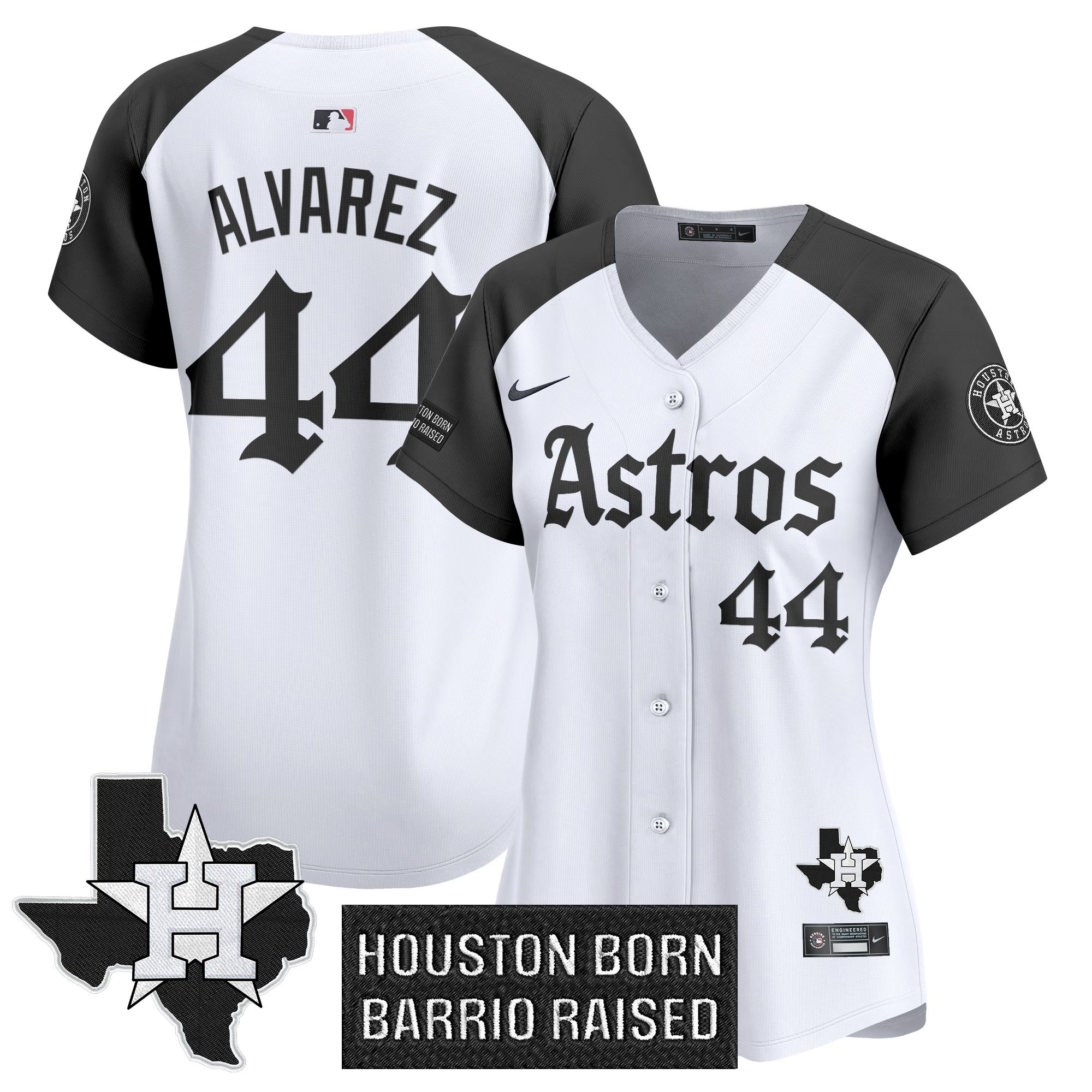 Yordan ÃƒÆ’Ã‚Âlvarez Women's Houston Astros Gothic Edition Vapor Premier Limited Alternate Jersey - All Stitched