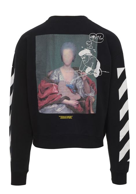 felpa kenzo nera strisce bianche