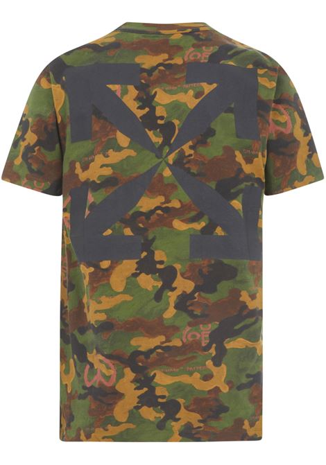 maglia off white militare