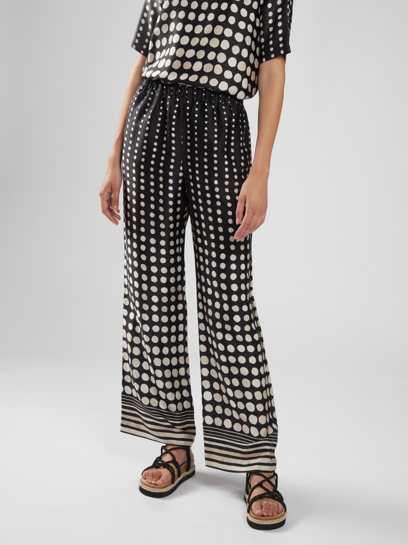 Pantaloni larghi - Caractère - Mocerino