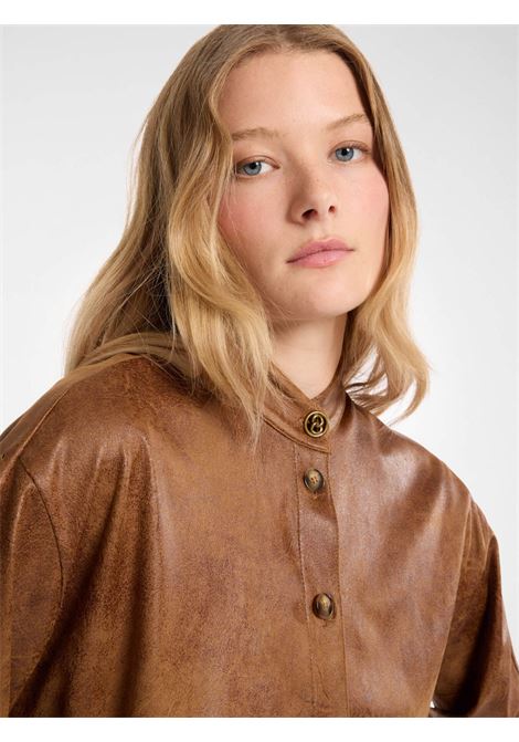 Camicia in tessuto spalmato Elena Mirò | Camicie e Bluse | 5018Z000022N22