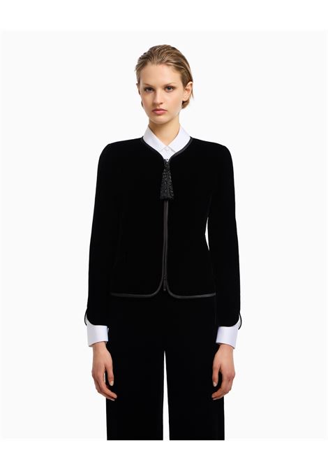 Giacca in velluto Emporio Armani | Blazer | EW001468-AF10208UC001