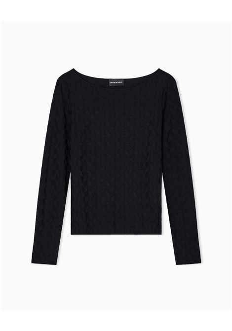 Maglia con scollo a barca Emporio Armani | Maglia | EW001993-AF16062UC001