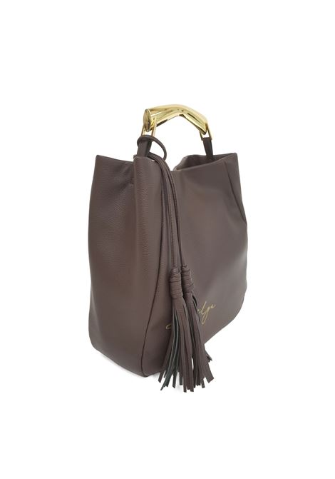 Borsa chiusura con botton Pandorine | Borsa | PF257B591MORO