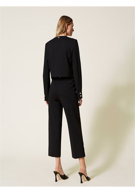 Pantaloni cropped - Twinset - Mocerino