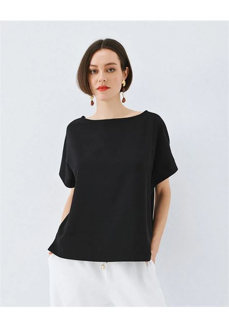 Camicetta con maniche corte ACC ESS Fashion | Camicie e Bluse | 2068-183BLK