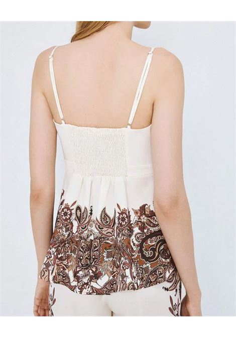 Top peplum ACC ESS Fashion | Top | 2128-0057CHOC
