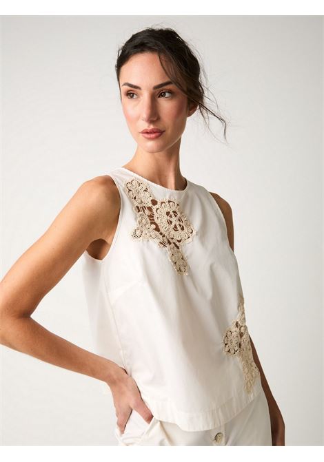 Top in cotone Alessia Santi | Camicie e Bluse | 611SD45022S2133