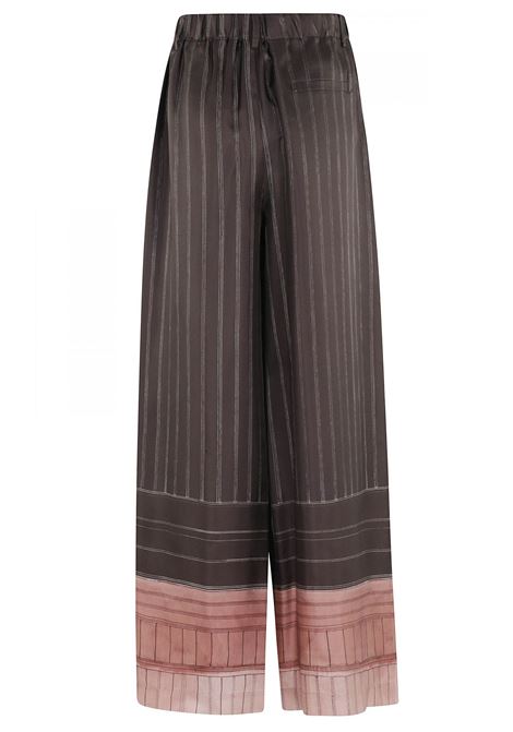 Pantalone gessato Alysi | Pantalone | 116133-P6063CHOCO