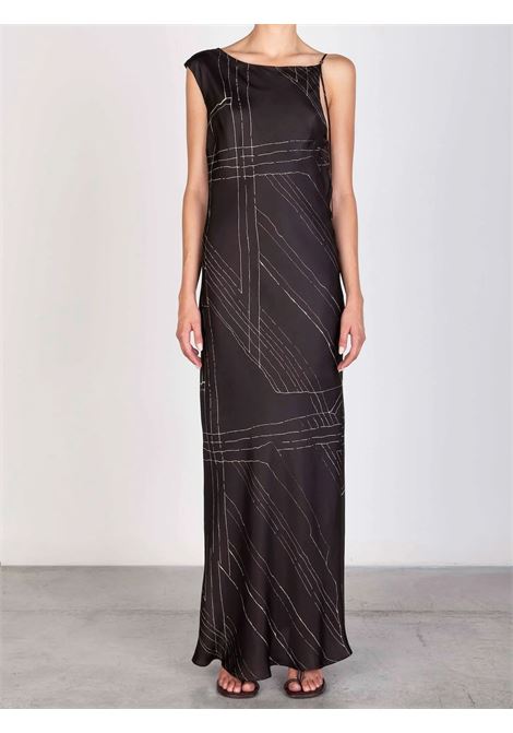 Abito lungo Alysi | Abito | 116360-P6223CHOC