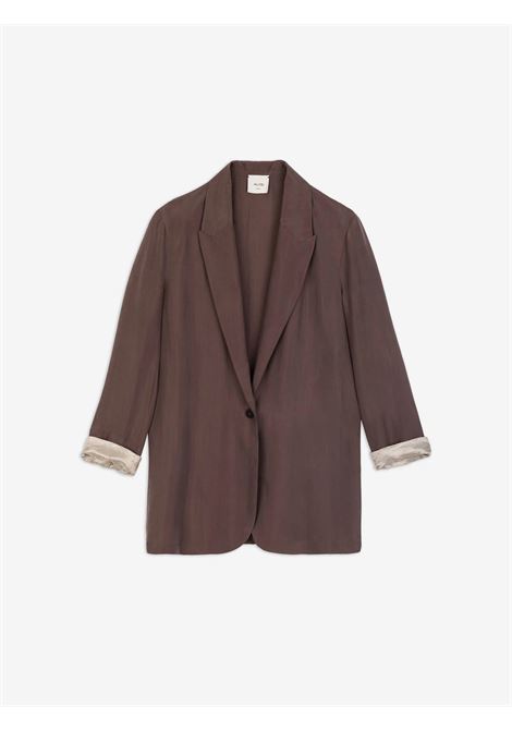 Blazer monopetto Alysi | Blazer | 116808-P6003MOSTO