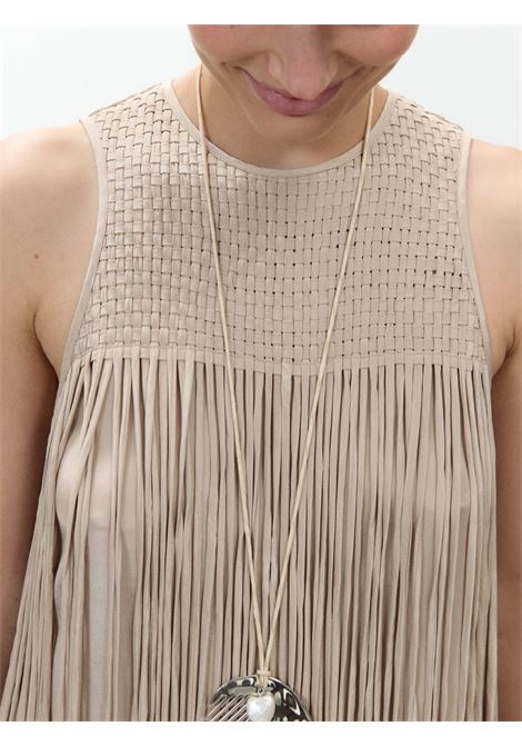 Abito lungo in viscosa Alysi | Abito | 216302-P6026CP