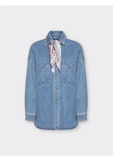 Camicia in denim Elena Mirò | Camicie e Bluse | 5407E000104N024