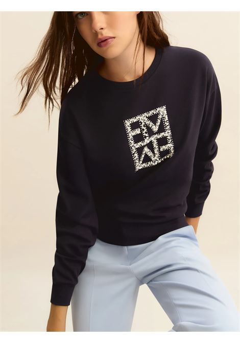 Felpa in jersey Emme Marella | Felpa | EMMARMONY003