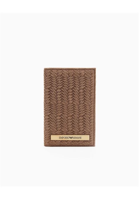Portacarte in suede Emporio Armani | Portacarte | EM005755-AF25302F6217