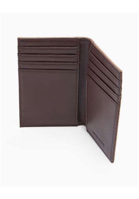 Portacarte in suede Emporio Armani | Portacarte | EM005755-AF25302F6217
