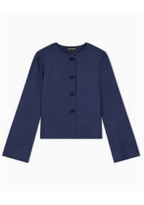 Camicia in jacquard Emporio Armani | Camicie e Bluse | EW003104-AF20287UB130