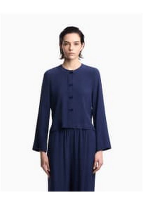 Camicia in jacquard Emporio Armani | Camicie e Bluse | EW003104-AF20287UB130