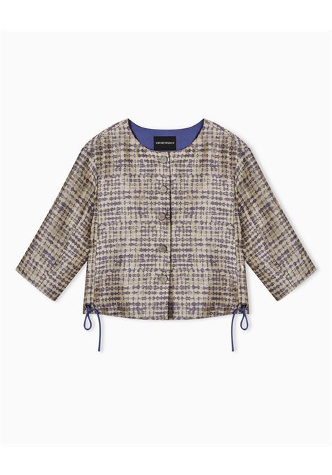 Giacca in jacquard Emporio Armani | Blazer | EW004323-TE20128F1097