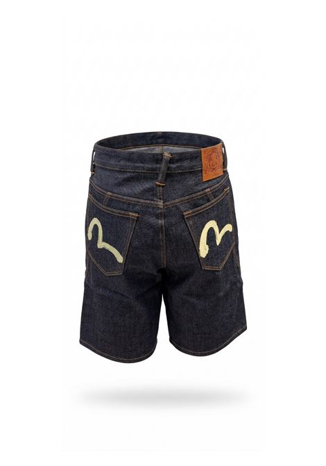 ht seagull printed pocket denim shorts - no wash - EVISU | Bermuda | 2ESHTM6DS1058INDR
