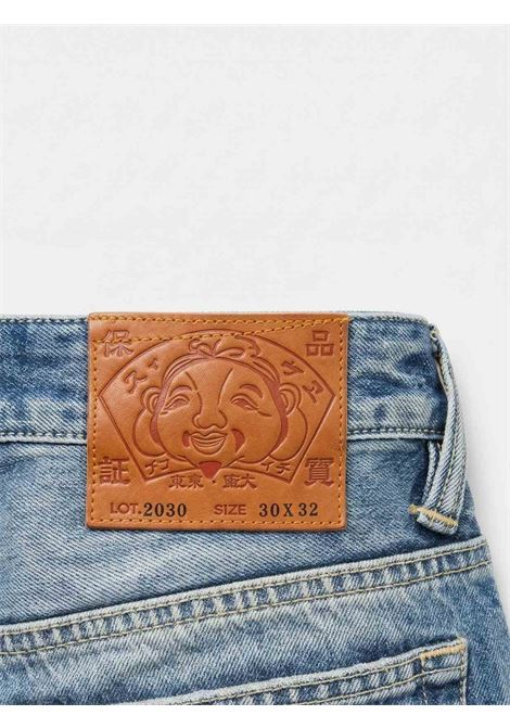 ht 7 pocket washed jeans w daicock shadow - no wash - EVISU | Jeans | 2ESHTM6JE1040INDL