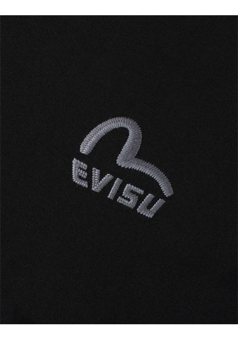 ht 2 tone emb logo ss tee - no wash - EVISU | T-shirt | 2ESHTM6TS1073BLKX