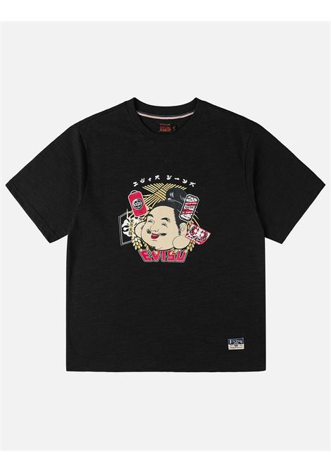 ht godhead printed ss tee - no wash - EVISU | T-shirt | 2ESHTM6TS1083BLKX