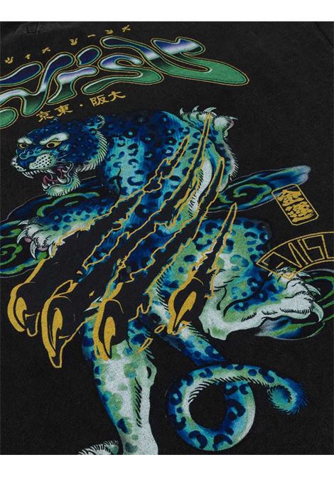 ht neon leopard printed ss tee - no wash - EVISU | T-shirt | 2ESHTM6TS1089BLKX