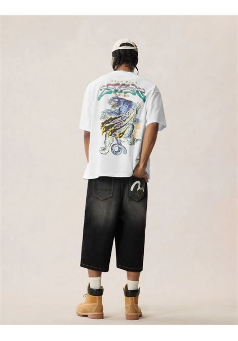 ht neon leopard printed ss tee - no wash - EVISU | T-shirt | 2ESHTM6TS1089WHTO