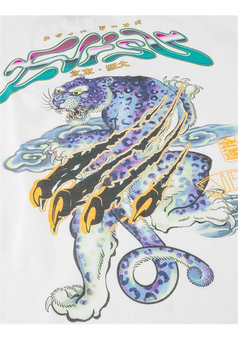 ht neon leopard printed ss tee - no wash - EVISU | T-shirt | 2ESHTM6TS1089WHTO