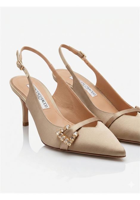 Sandalo slingback in raso Francesco Sacco | Scarpe | 7509TAU