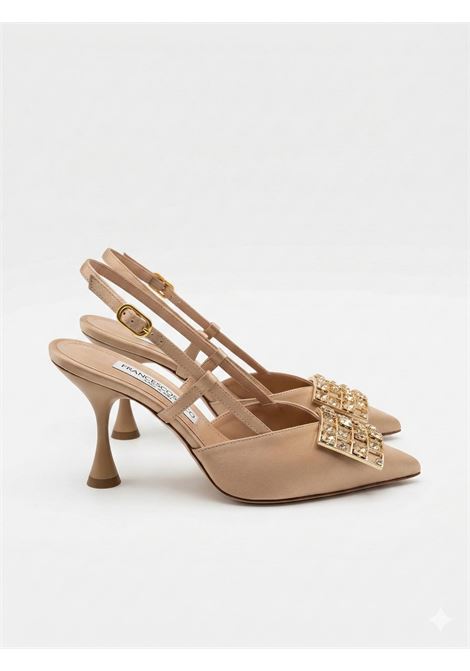 Sandalo slingback in raso Francesco Sacco | Scarpe | 7537BG