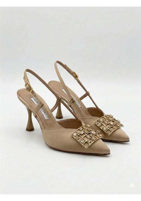 Sandalo slingback in raso Francesco Sacco | Scarpe | 7537BG