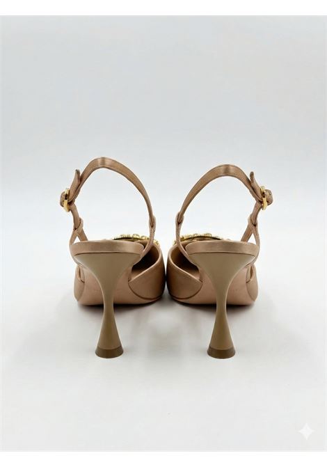 Sandalo slingback in raso Francesco Sacco | Scarpe | 7537BG