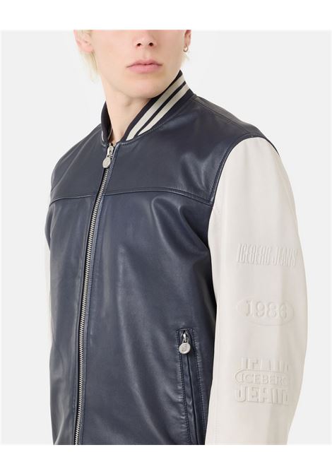 Giubbotto in pelle Iceberg Jeans | Bomber | ZO11-6802U611