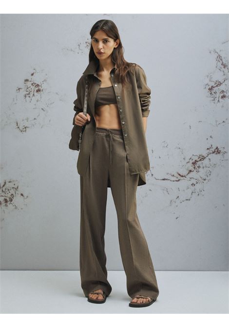 Pantalone in lino e viscosa Marella Monochrome | Pantalone | MLMALLORO001