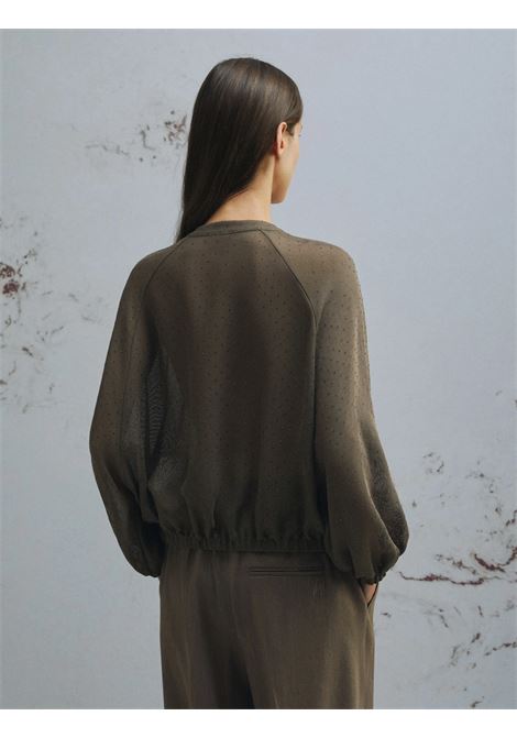 Bomber in rete tecnica Marella Monochrome | Bomber | MLMCLARINO001