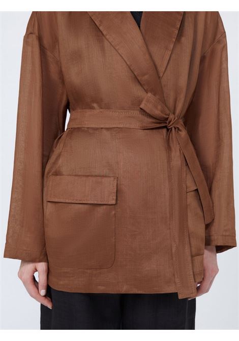 Giacca in tela ramié Max Mara Studio | Casacca | MSTFATTO062