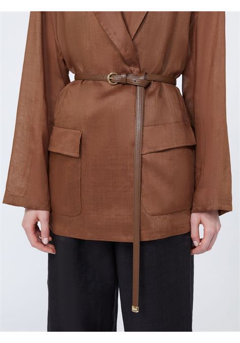 Giacca in tela ramié Max Mara Studio | Casacca | MSTFATTO062