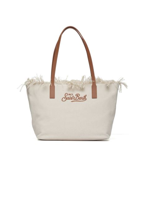 city bag mid fringe MC2 Saint Barth | Borsa tote | CBMF000100302L