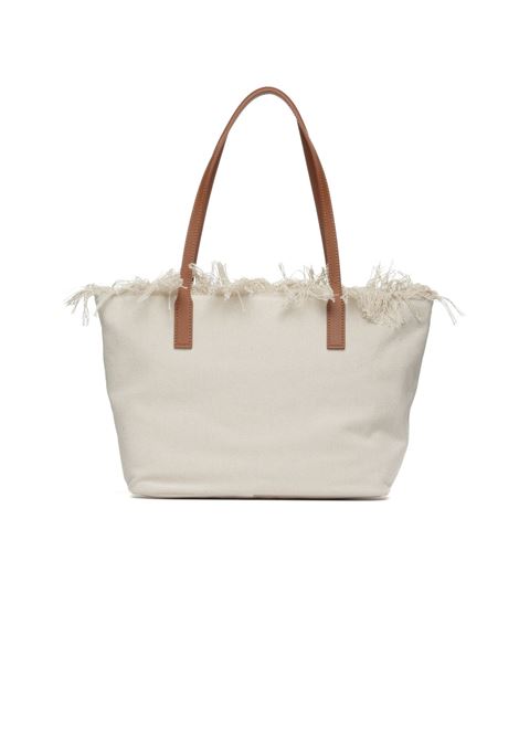 city bag mid fringe MC2 Saint Barth | Borsa tote | CBMF000100302L