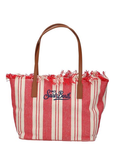 city bag mid fringe MC2 Saint Barth | Borsa tote | CBMF000101761L