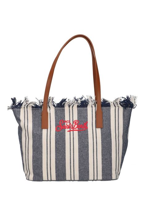 city bag mid fringe MC2 Saint Barth | Borsa tote | CBMF000101762L